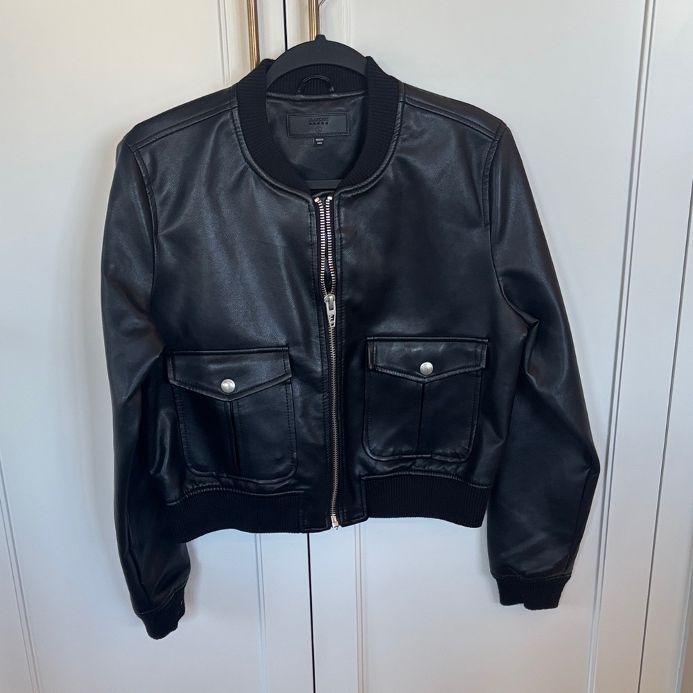 Blank NYC Black Leather Jacket
